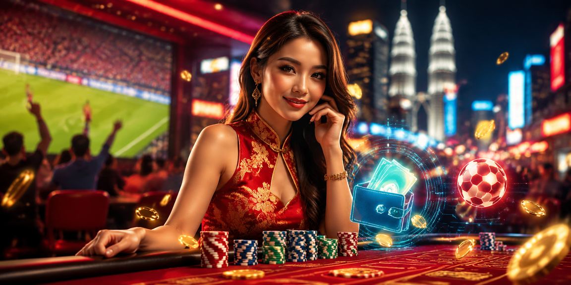 Ilustrasi bonus cashback bergaya Melayu di Kuala Lumpur untuk pemain kasino dalam talian