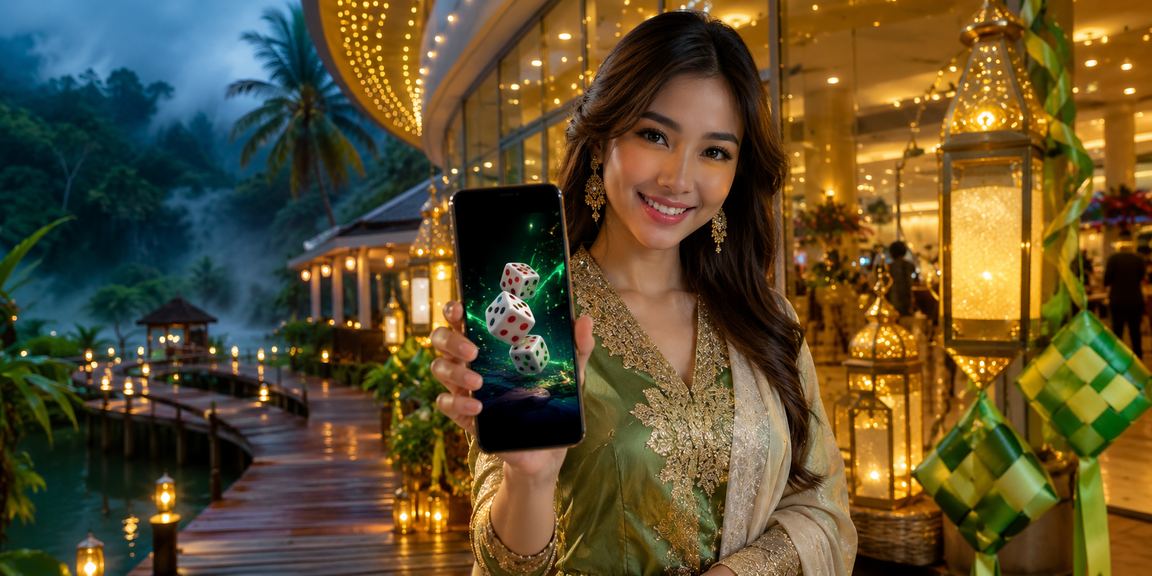 Permainan dadu suasana Hari Raya di Sabah mencerminkan budaya tempatan Malaysia